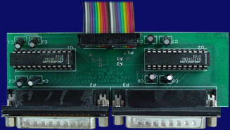 The Puzzle Factory I/O Expansion - Serial board, front side