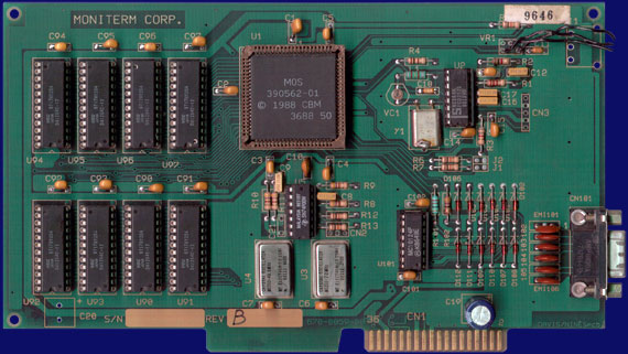 Commodore Moniterm adapter - front side