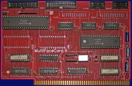 BSC MultiFaceCard 2 / MultiFaceCard 2+ - Rev. 7, Vorderseite