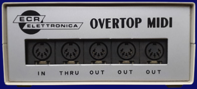 ECR Elettronica Overtop MIDI - Vorderseite