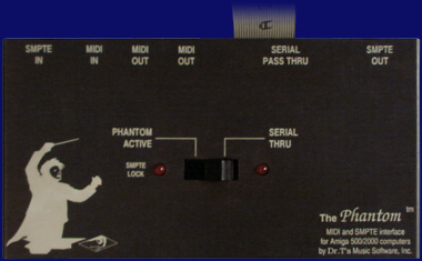 Dr.T's Music Software The Phantom - top side