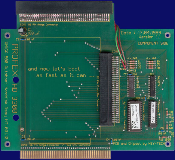 Profex Electronics / Intelligent Memory HD 3300 (HD 500) - without controller board, front side