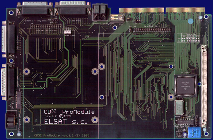 Elsat ProModule (Shuttle) - Board, front side