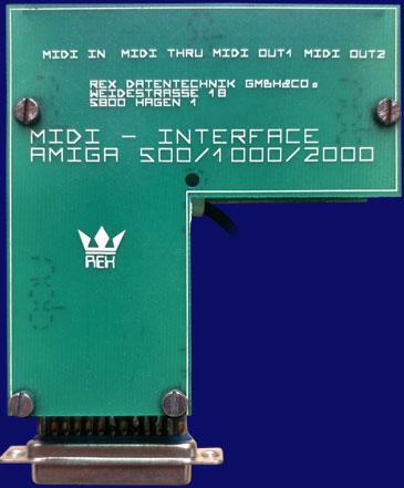 Rex Datentechnik Midi Interface A500/2000 (9217) - top side