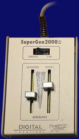 Digital Creations / Progressive Image SuperGen 2000s - Dissolve-Controller, Vorderseite