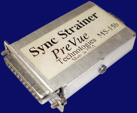 PreVue Technologies Sync Strainer - Gehäuse, Oberseite