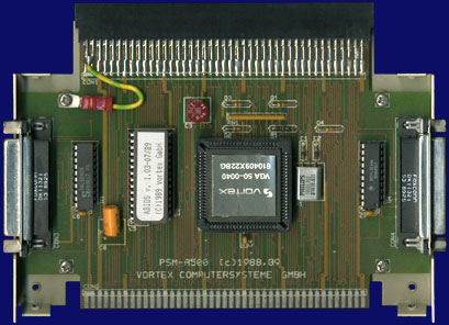 Vortex System 2000 - Personality Modul ohne RAM, Gehäuse egeöffnet, Oberseite