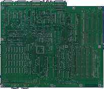Commodore Amiga 2000 - Rev 4.5 motherboard back side