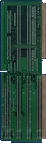 Commodore Amiga 3000 - Rev 9.3 motherboard, rev 7.1 daughter board  back side