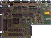 Commodore Amiga 500 & 500+ - Hauptplatine Rev. 5 Vorderseite