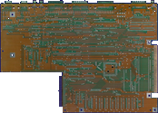 Commodore Amiga 500 & 500+ - Hauptplatine Rev. 6A Rückseite