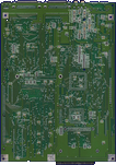 Commodore CDTV II - motherboard back side